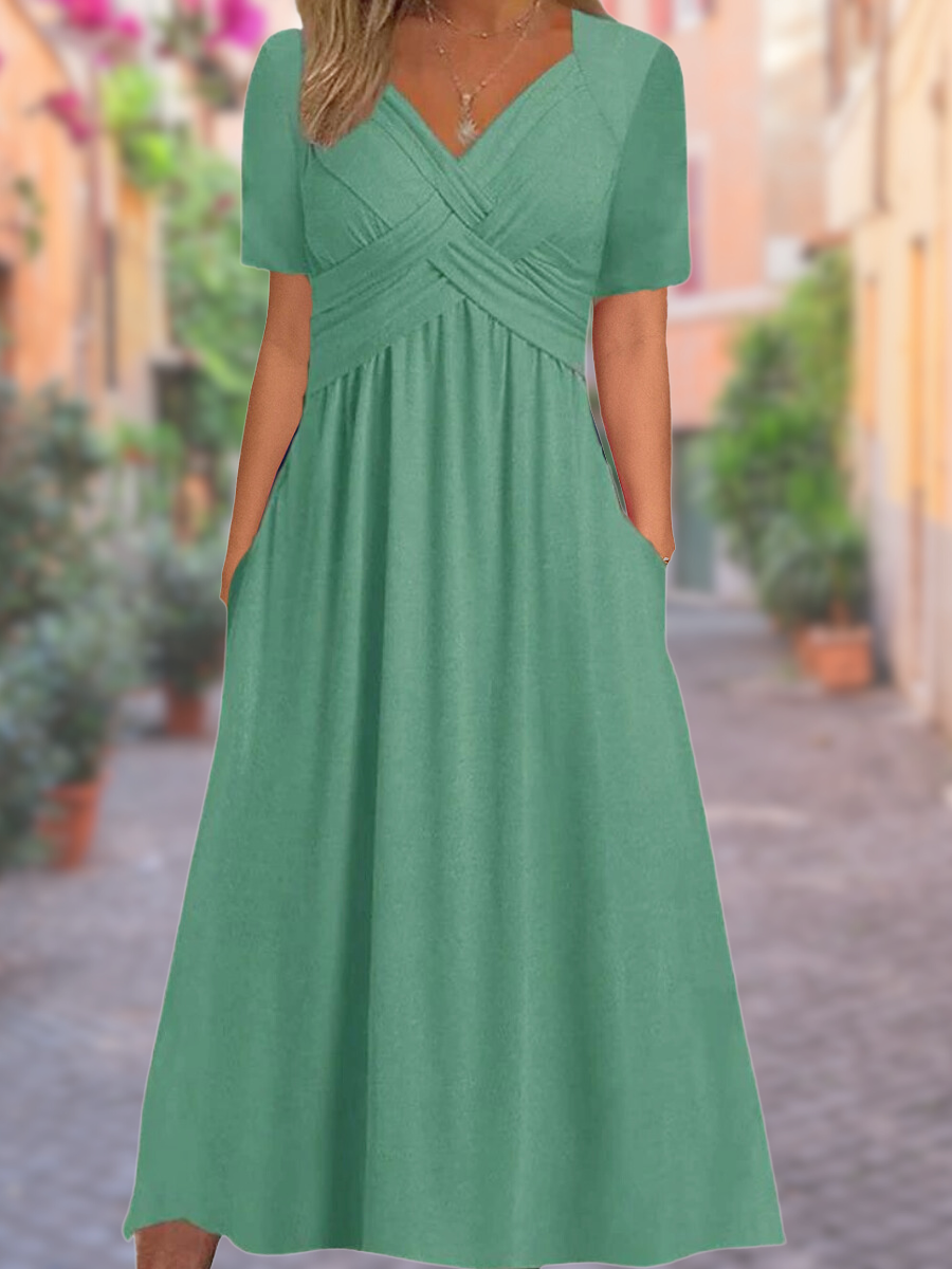 Selby Sommerkleid mit V Ausschnitt