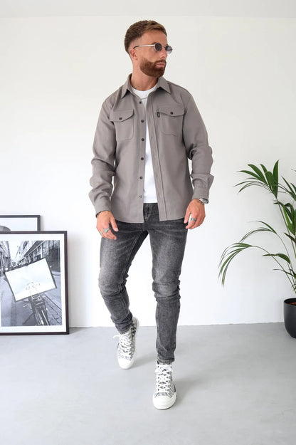 Veste chemise Azan pour homme au style moderne