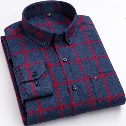 Chemise à carreaux pour homme Bram