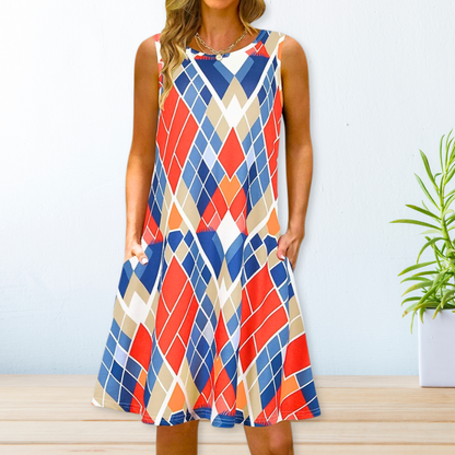 Casual dress with print Dafne