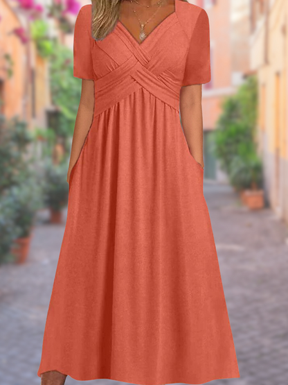 Selby Sommerkleid mit V Ausschnitt