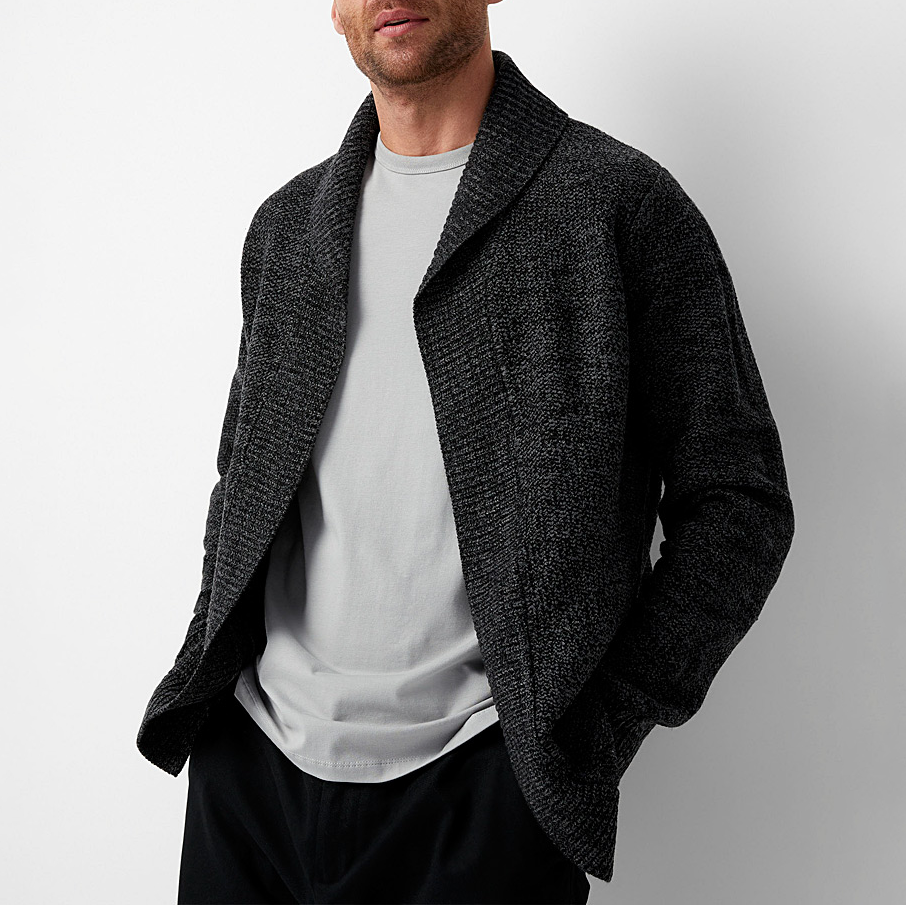 Cardigan élégant en laine pour homme Howard