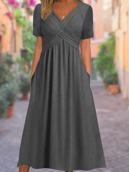 Selby Sommerkleid mit V Ausschnitt