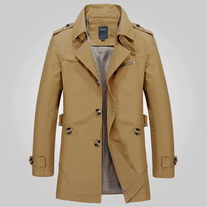 Ambrose Stilvoller Trenchcoat für Herren