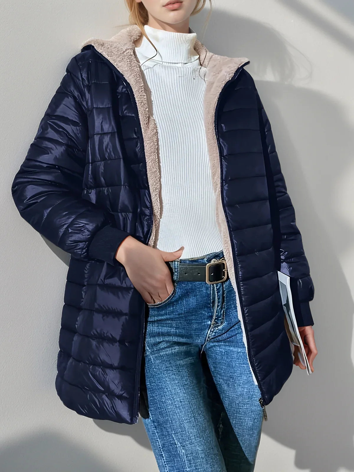 Fleecegefütterte Jacke für Damen Alica