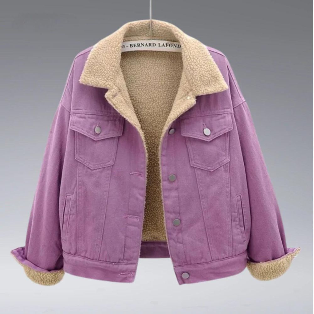 Winter denim jacket for women Anelie