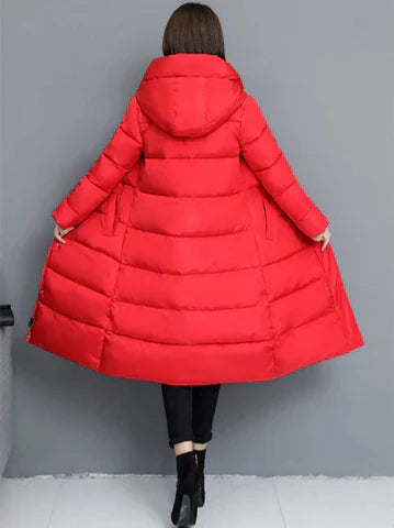 Long winter puffer jacket for women Aniya