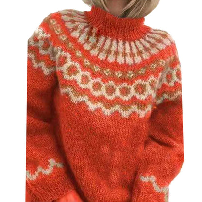 Women's turtleneck knit sweater Athena 