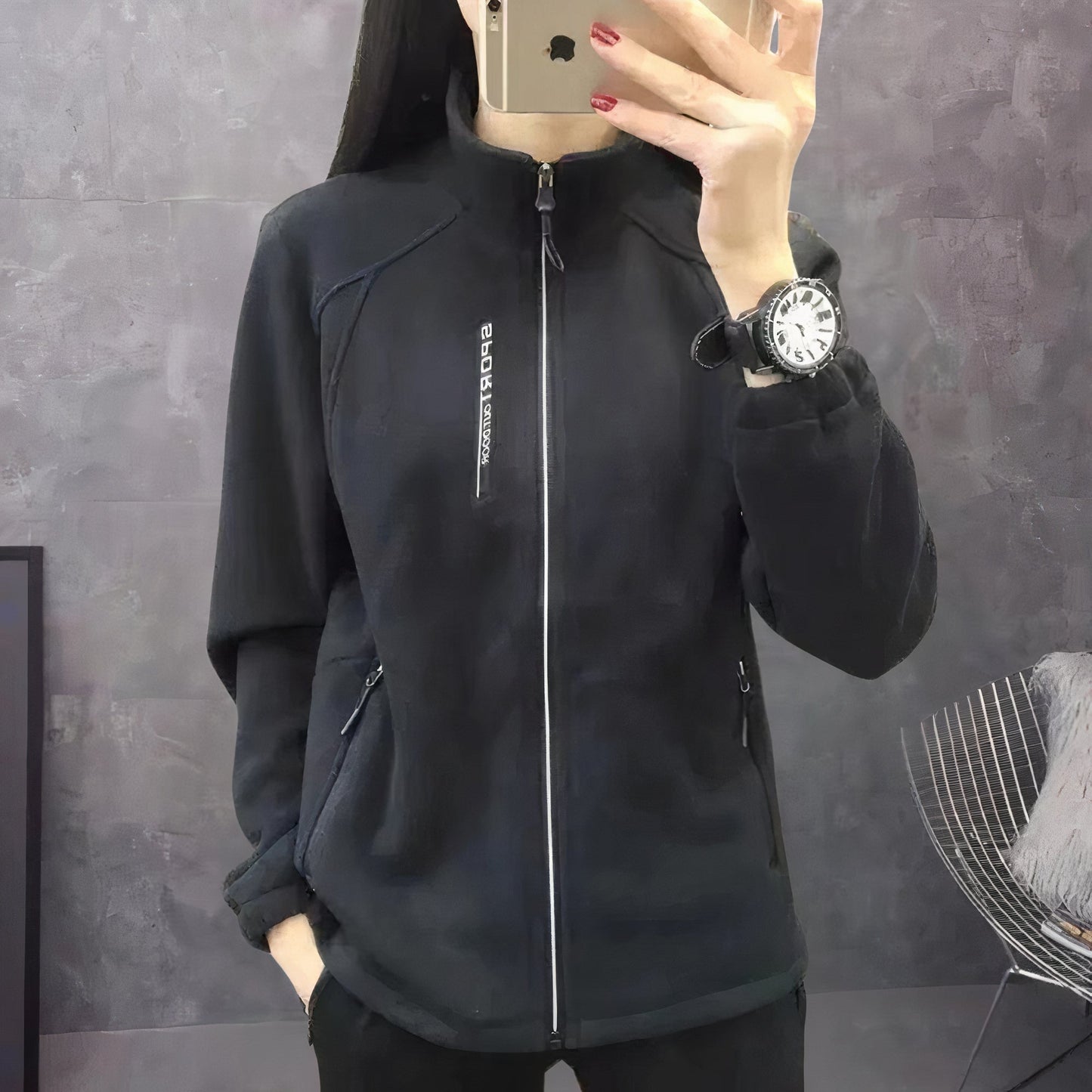 Sportliche Fleecejacke für Damen Ava