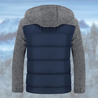 Manteau d'hiver douillet avec doublure douce Axel