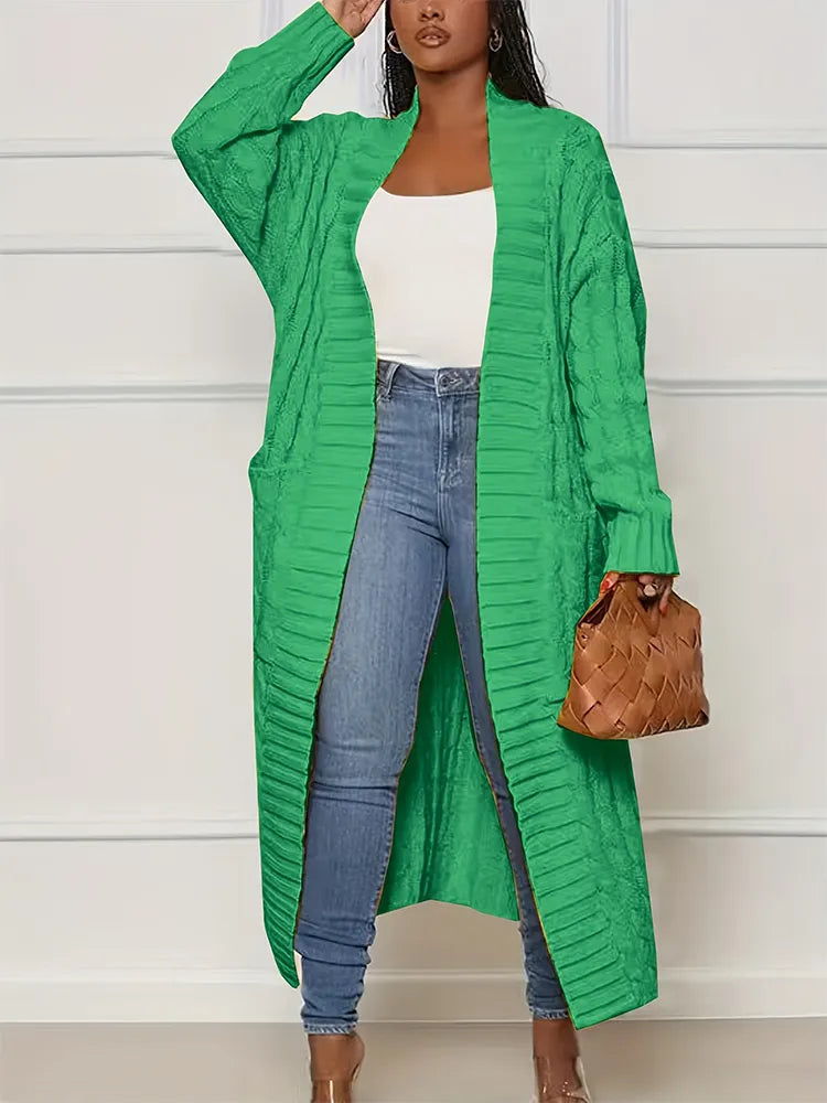 Oversized chunky knit cardigan with pockets Brooklyn