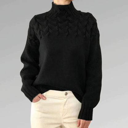 Zopfmuster Strickpullover Chloe