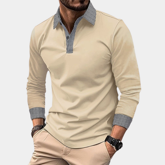 Chemise décontractée à manches longues pour hommes Roel