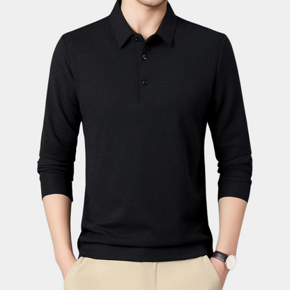 Chemise décontractée à manches longues pour hommes Tygo