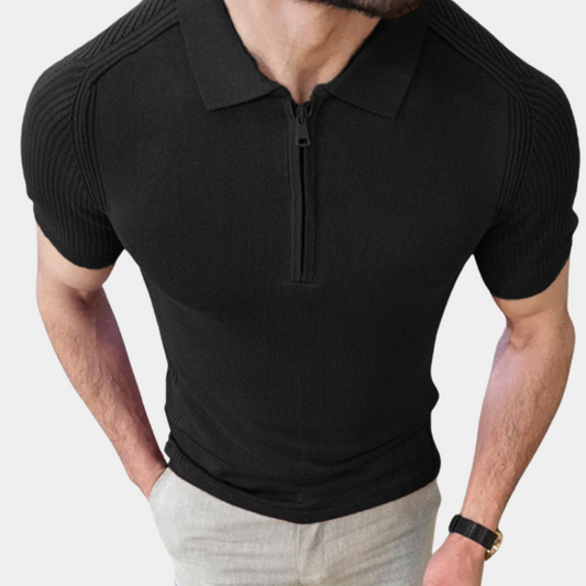 Polo zippé homme Richard