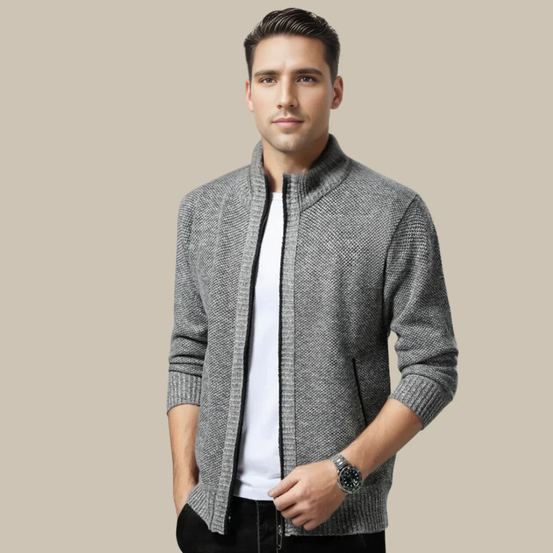 Strickjacke mit Reißverschluss für Herren Dane