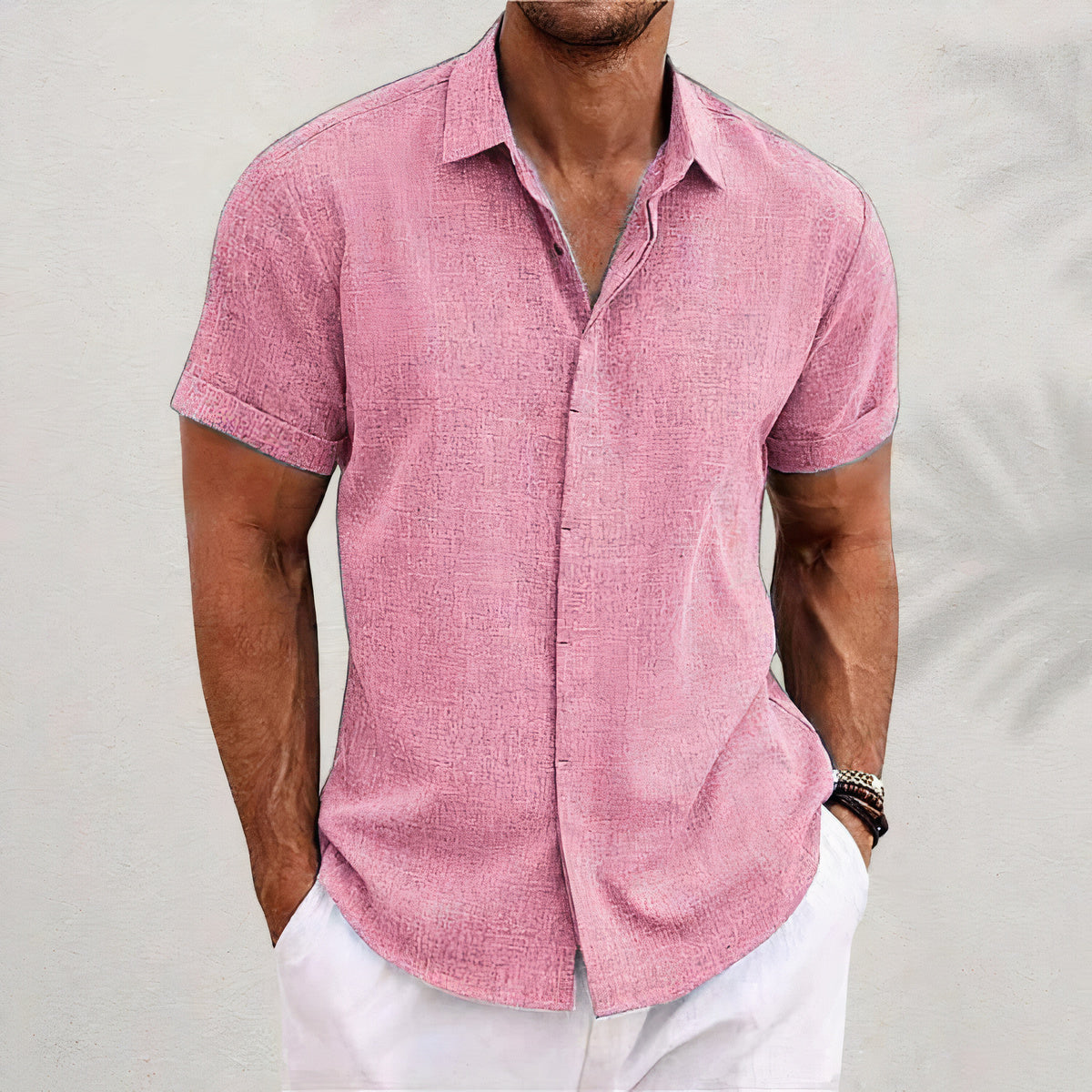 Retro linen shirt for men Davian