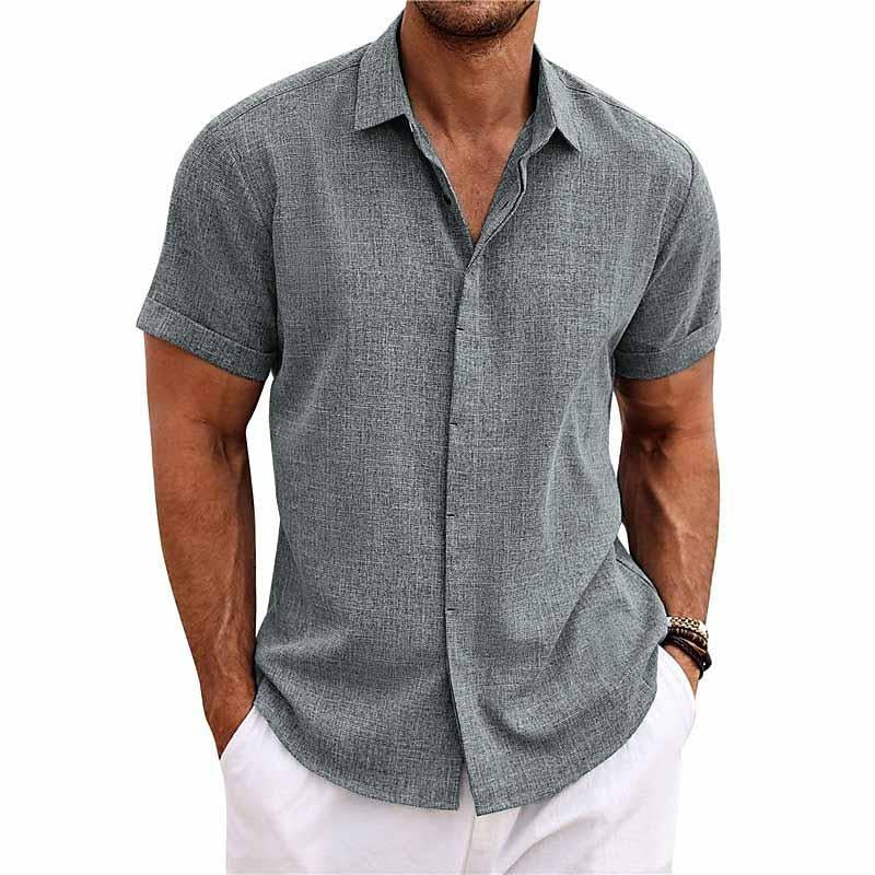 Retro linen shirt for men Davian