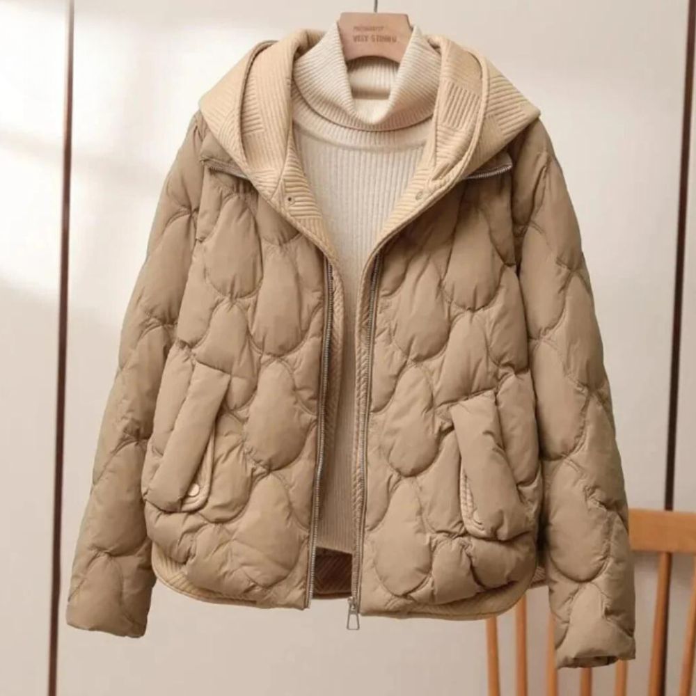 Fashionable women's puffer jacket Emlin