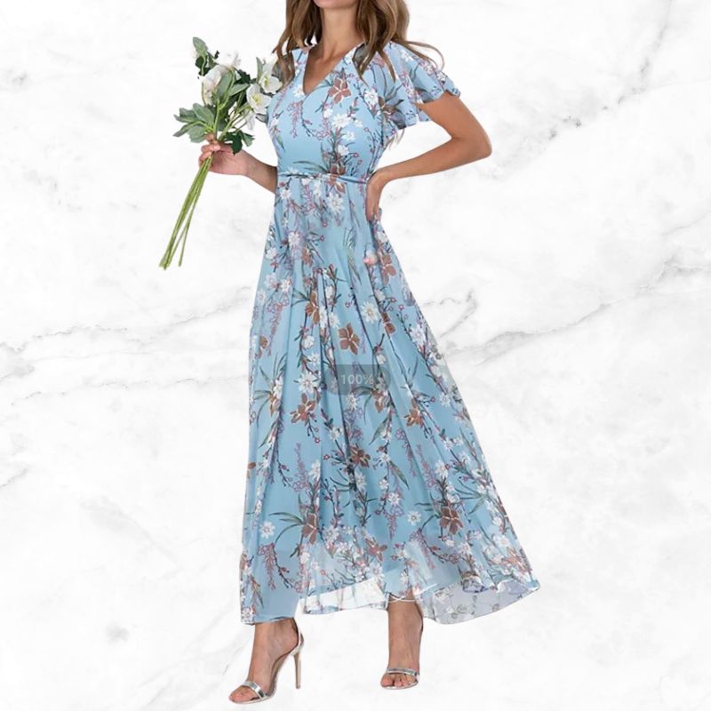 Enora Blumen Vintage Kleid