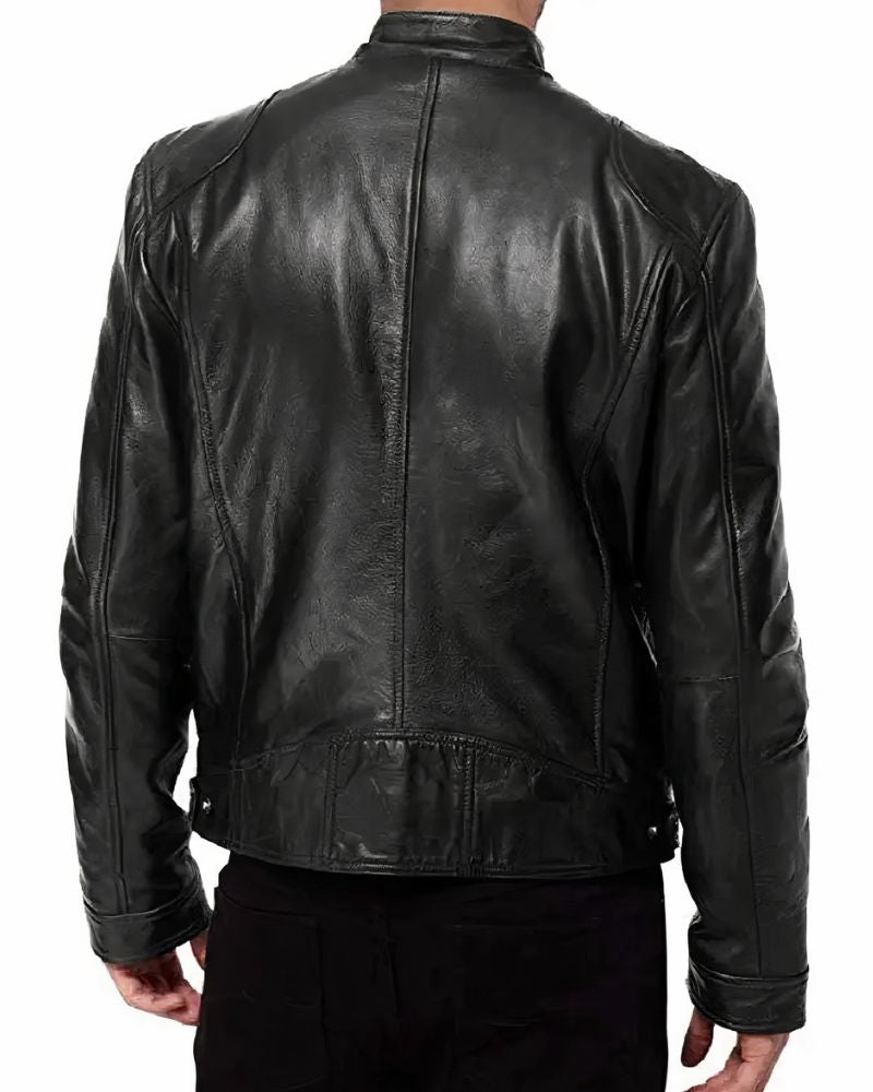 Motorcycle leather jacket for men Erwan