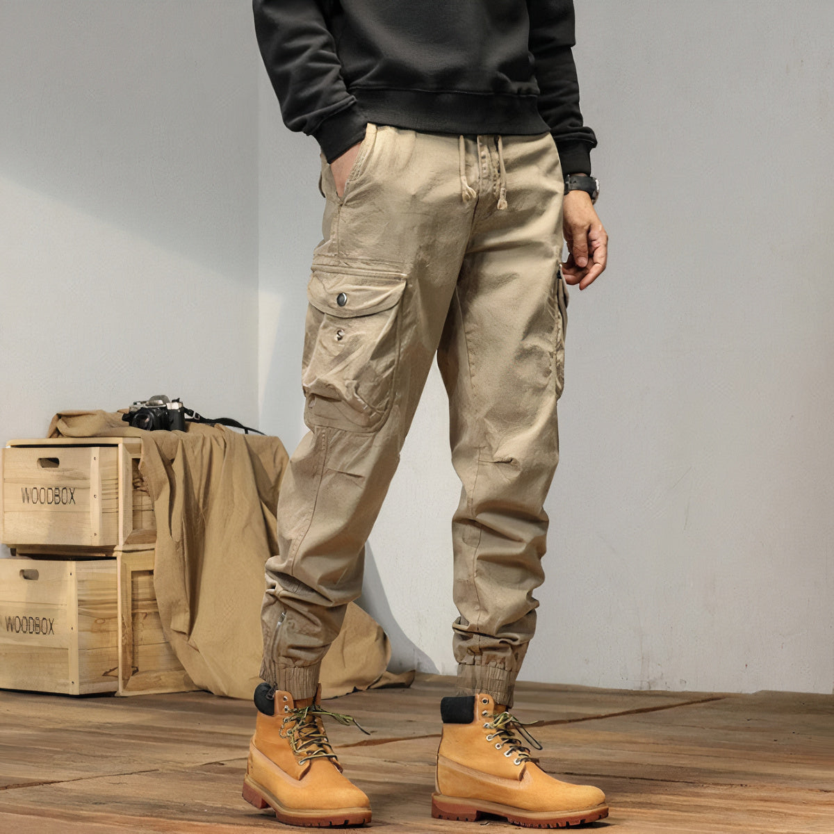 Fashionable cargo pants for men Ewald