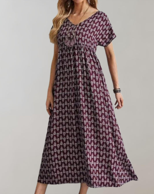 Gemütliches langes Sommerkleid Helma