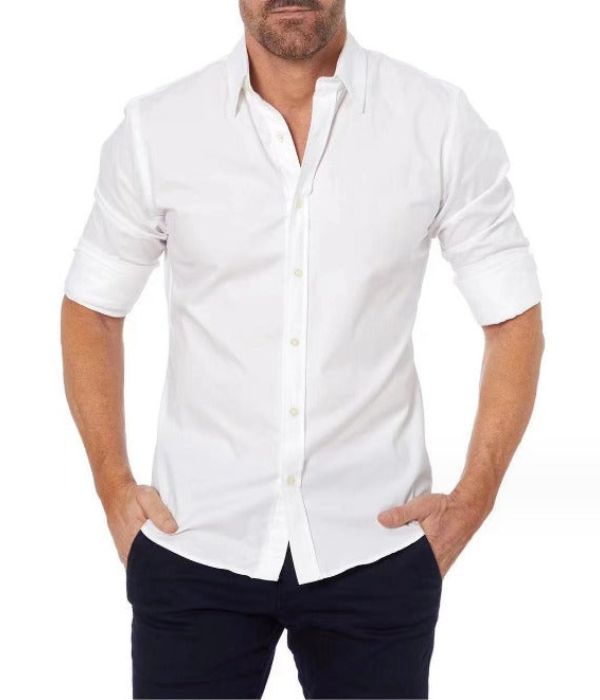 Chemise à manches longues pour hommes Garrett de style classique