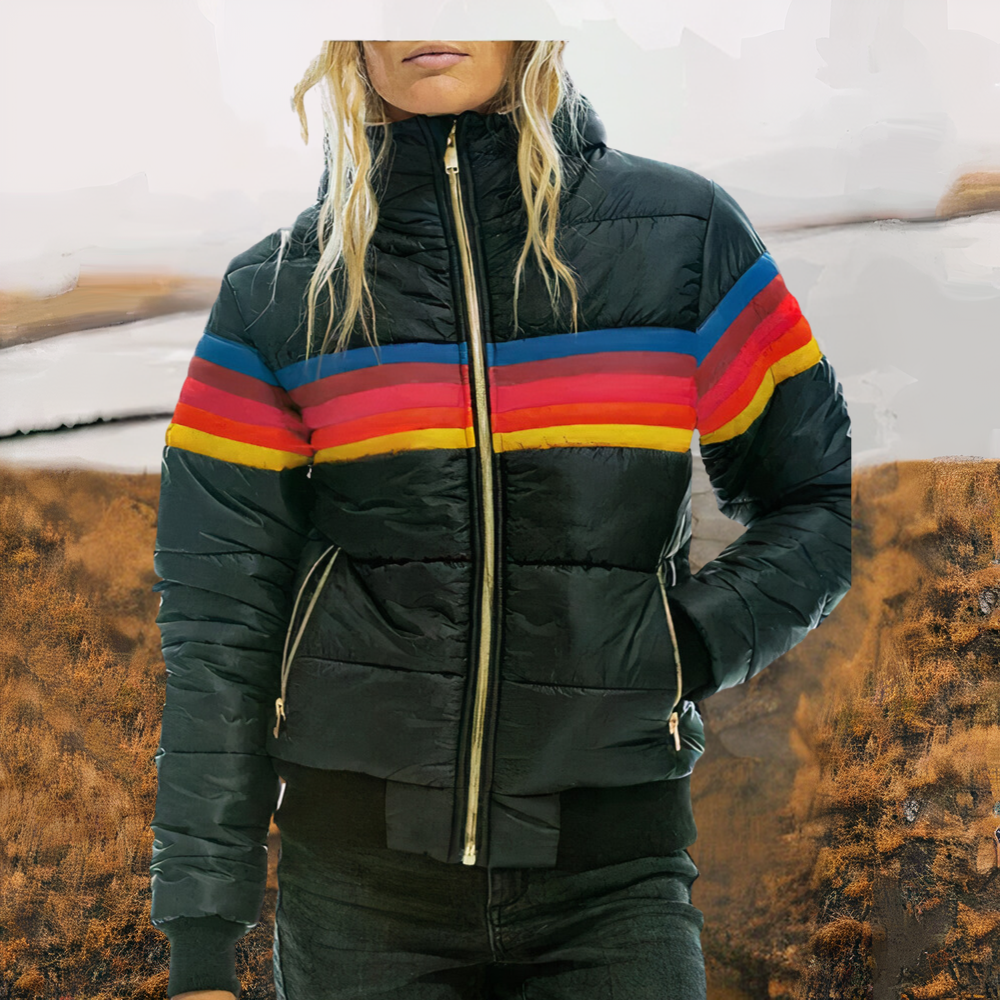 Bunte Winterjacke für Frauen Gianna