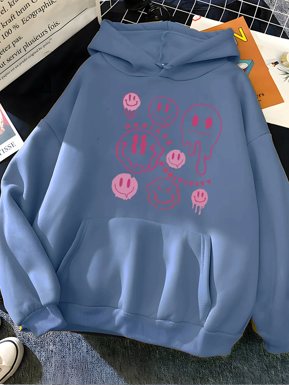 Witziger Grafik Hoodie Gia