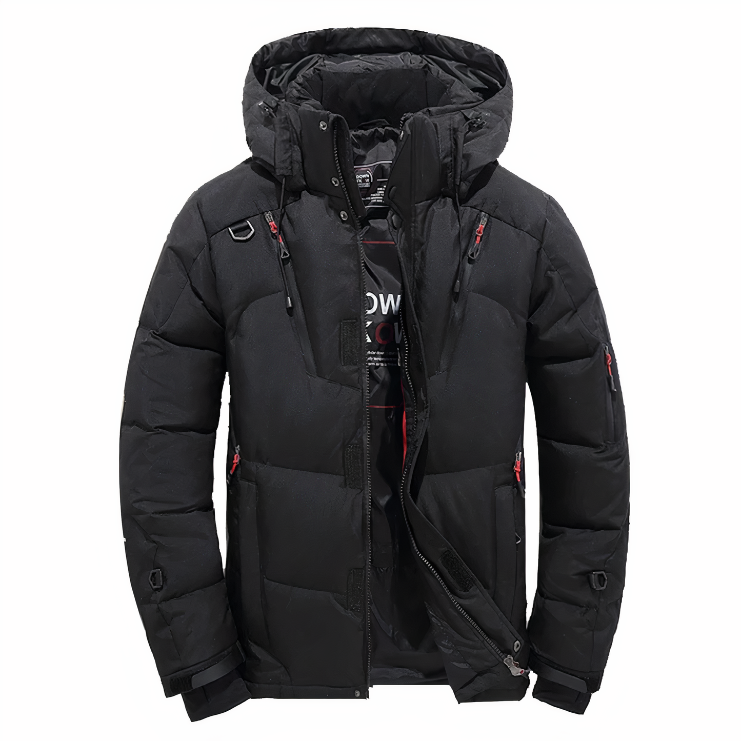 Premium Winterjacke für Herren mit Abnehmbarer Kapuze Goose