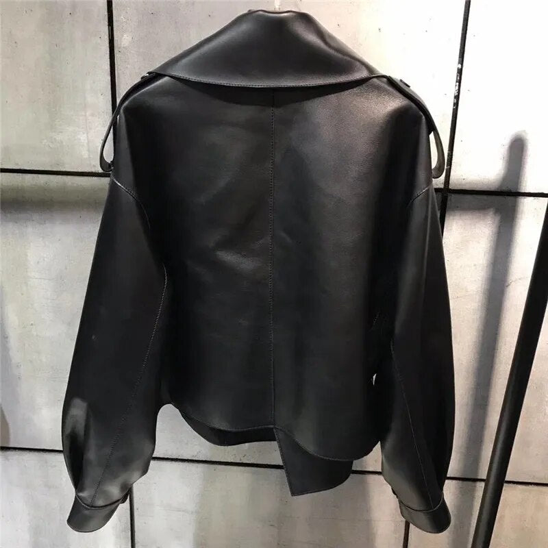 Fashionable leather jacket for women Evi