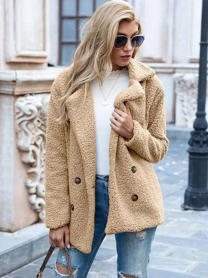 Cozy plush coat for women Hailey