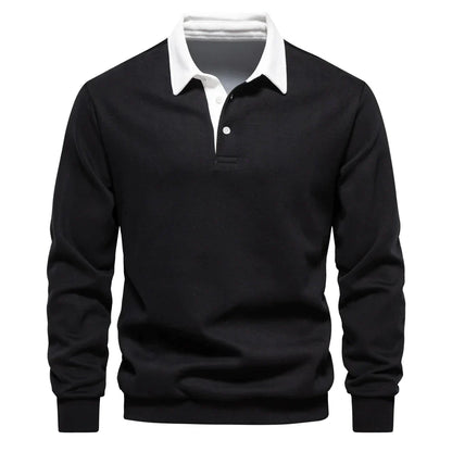 Men's Henley Polo Shirt