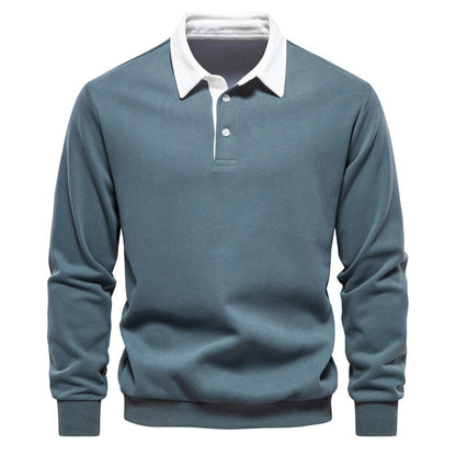 Men's Henley Polo Shirt