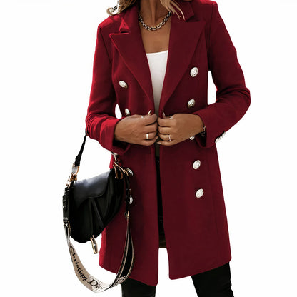 Stylish long trench coat for women Hertha