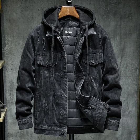 Veste d'hiver foncée pour homme Isamu