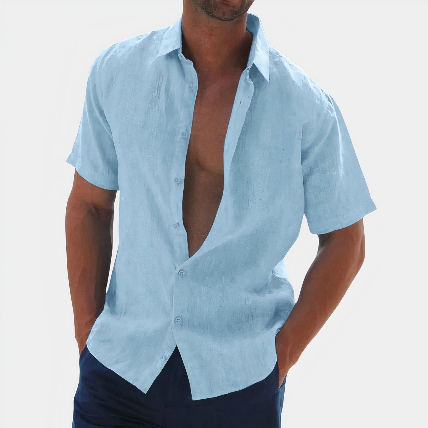 Chemise en lin confortable pour homme Jaime