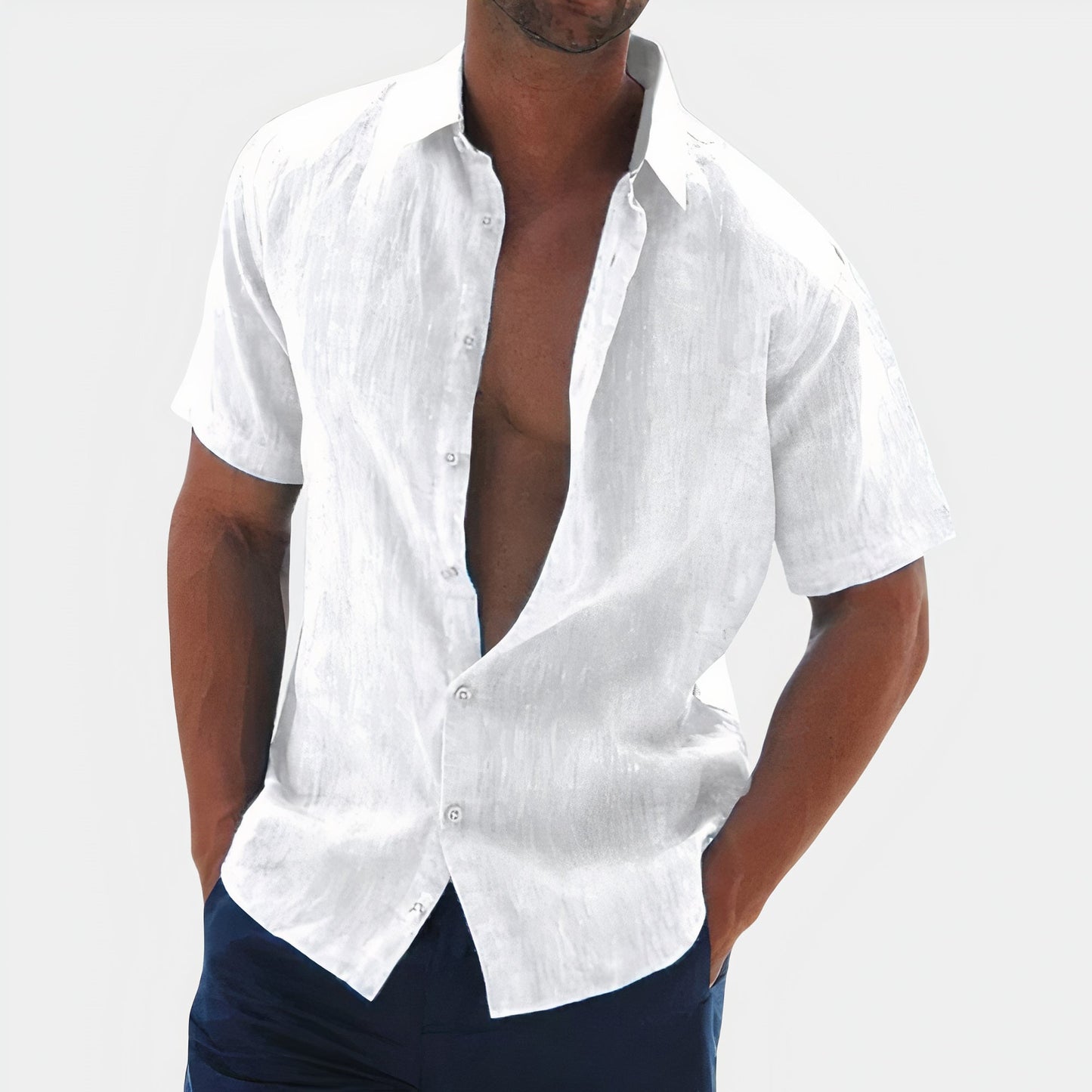 Chemise en lin confortable pour homme Jaime