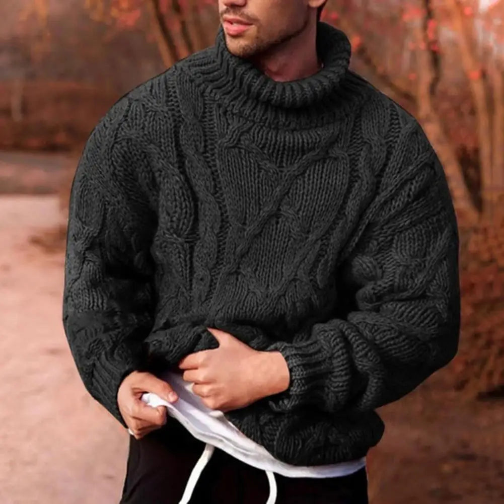 Strickpullover mit Zopfmuster für Männer Jenson