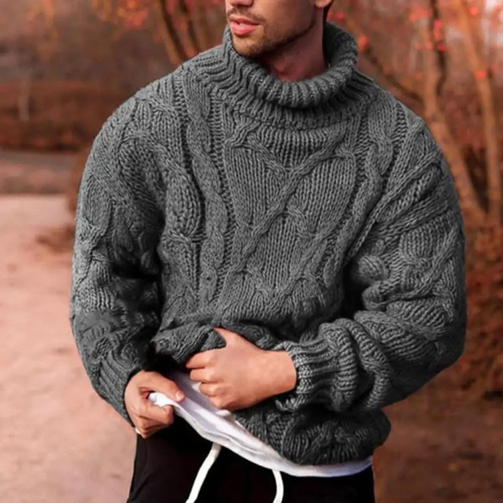 Strickpullover mit Zopfmuster für Männer Jenson