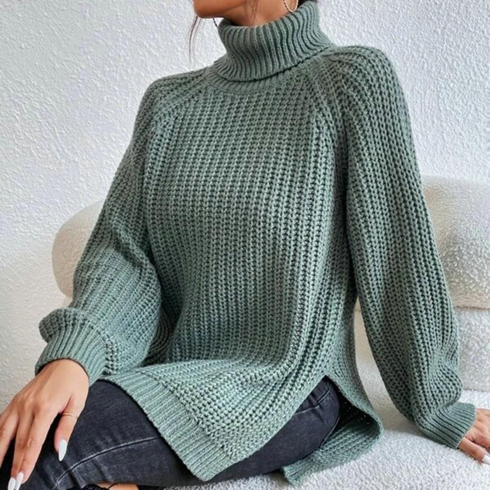 Stylish turtleneck knitted sweater Kaliyah