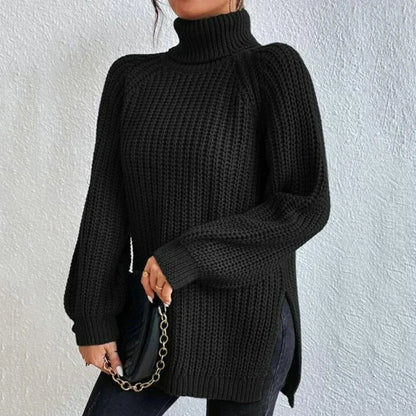 Stylish turtleneck knitted sweater Kaliyah