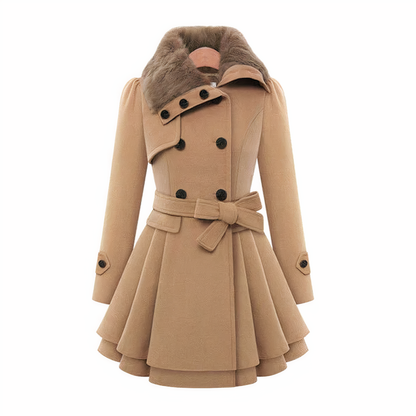 Women's trench coat in double-breasted style Kamari 