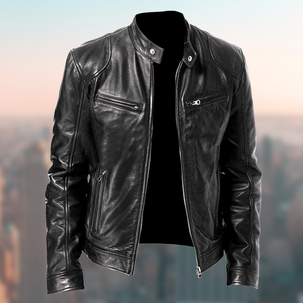 Stylische Herren Lederjacke Geoff