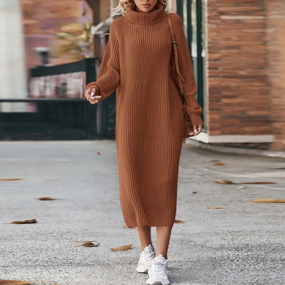 Lorelei long-sleeved sweater dress