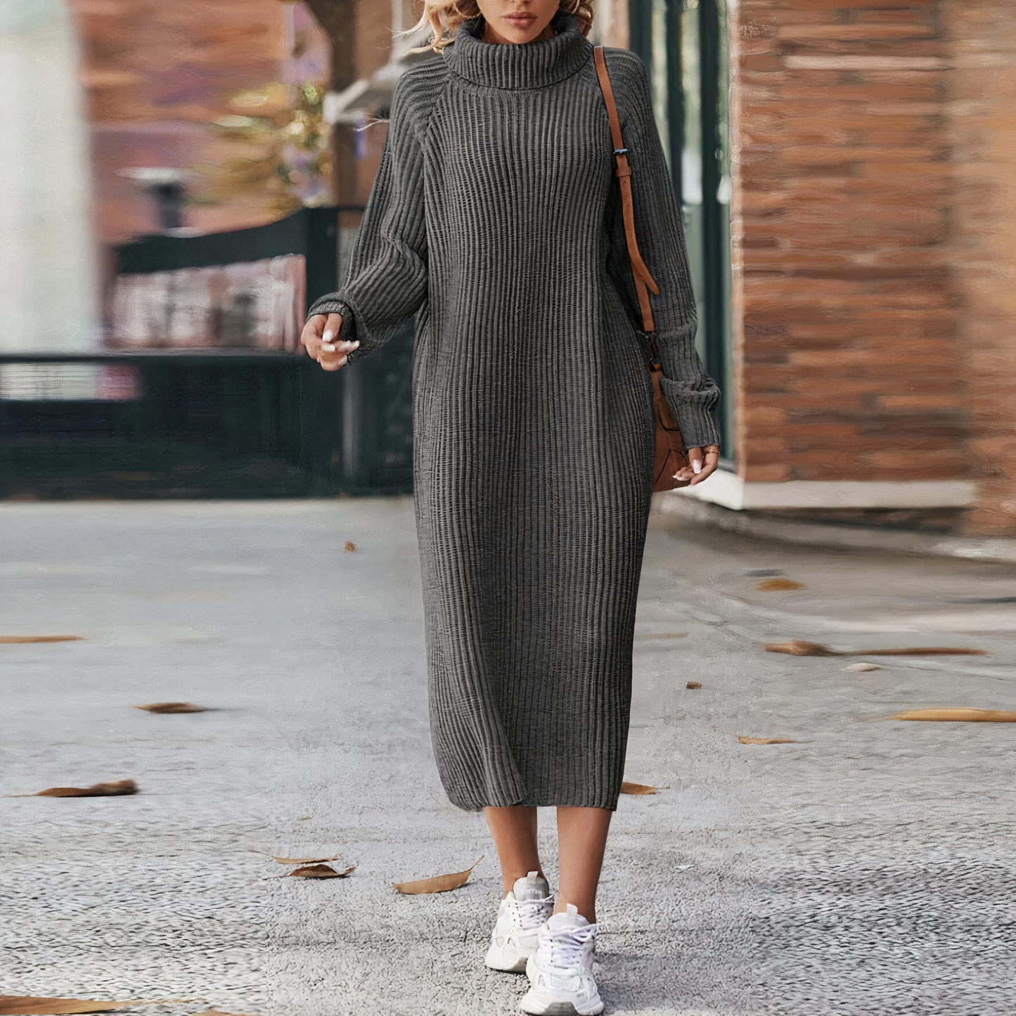 Lorelei long-sleeved sweater dress