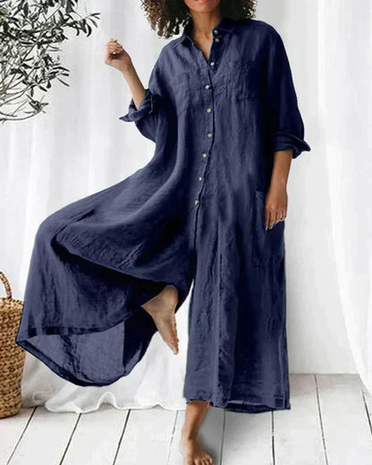 Lorelei - Elegant linen jumpsuit for women 