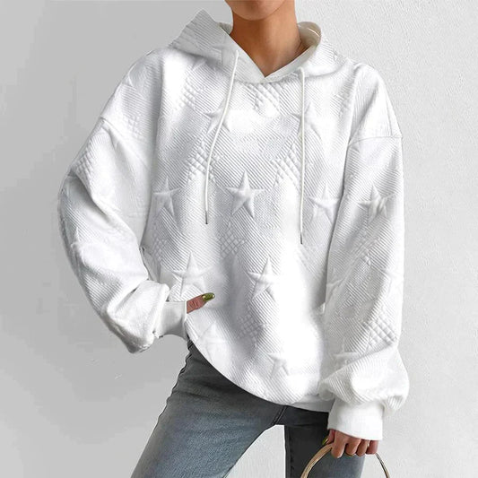 Hoodie with star structure Luisa