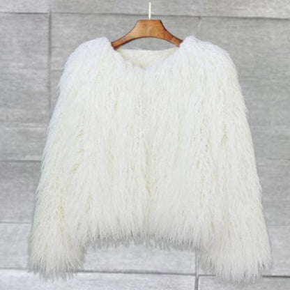 Fashionable fox fur coat for women Martina 